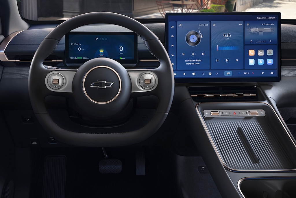 Direção intuitiva e imersiva com a Captiva Ev 2026 da Chevrolet